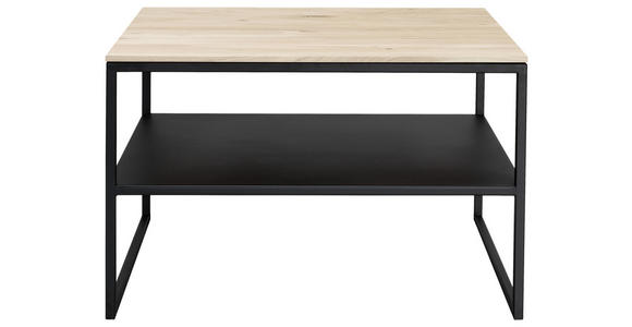 COUCHTISCH in Holz, Metall 65/65/41 cm - Eiche Bianco, Design, Holz/Metall (65/65/41cm) - Johann Jakob