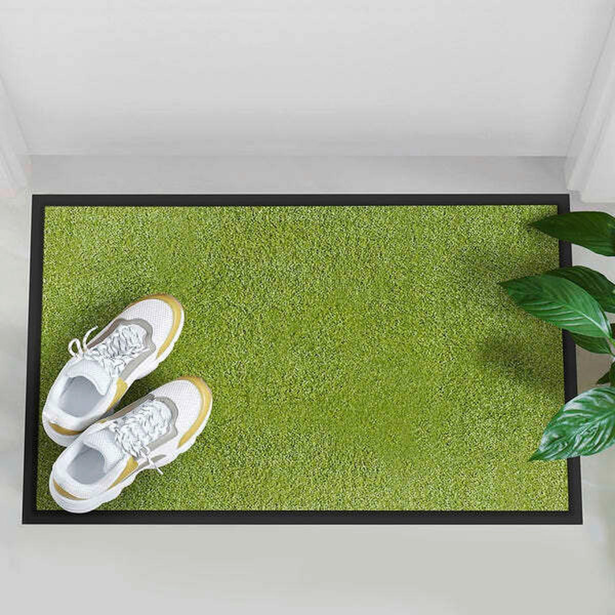 SCHMUTZFANGMATTE 135/200 cm Rhine Limette  - Limette, KONVENTIONELL, Kunststoff/Textil (135/200cm)