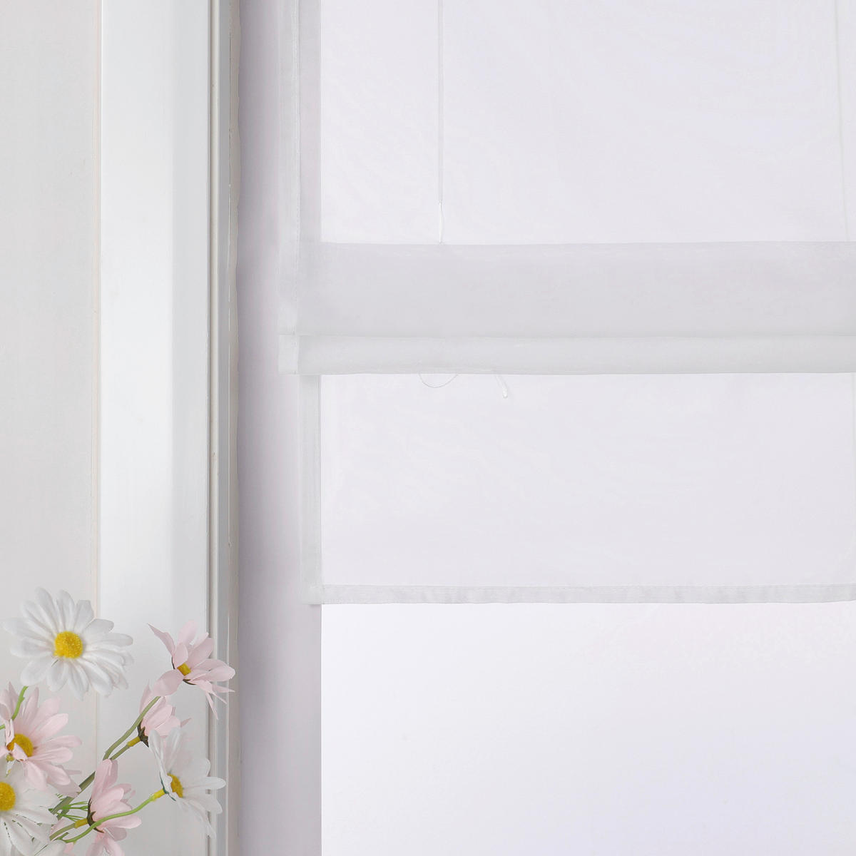 FALTROLLO  transparent  80/150 cm    - Weiß Hochglanz, Basics, Textil (80/150cm)