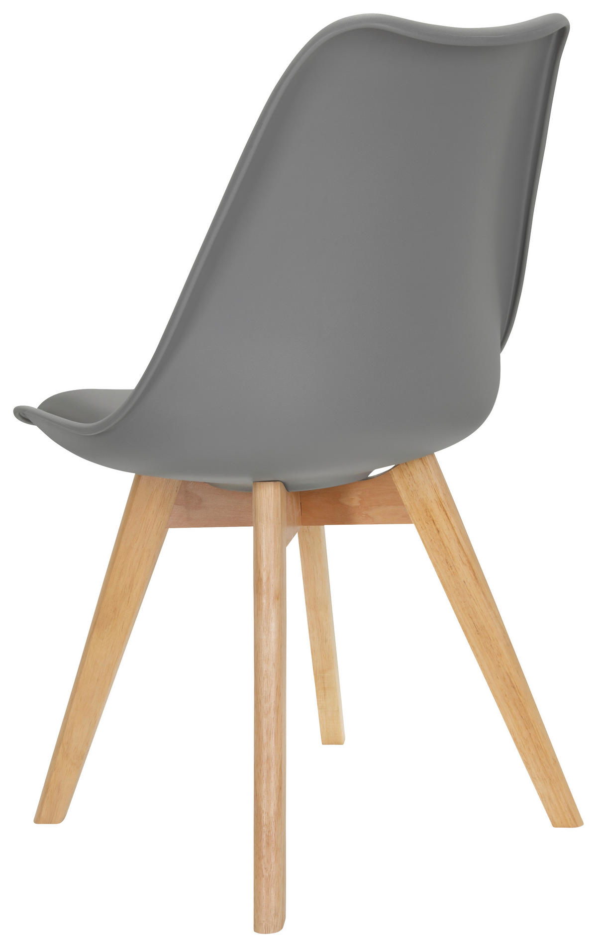 SADA ŽIDLÍ 4 ks 4 kusy - šedá/barvy buku, Moderní, dřevo/textil (48/87/56cm) - MID.YOU