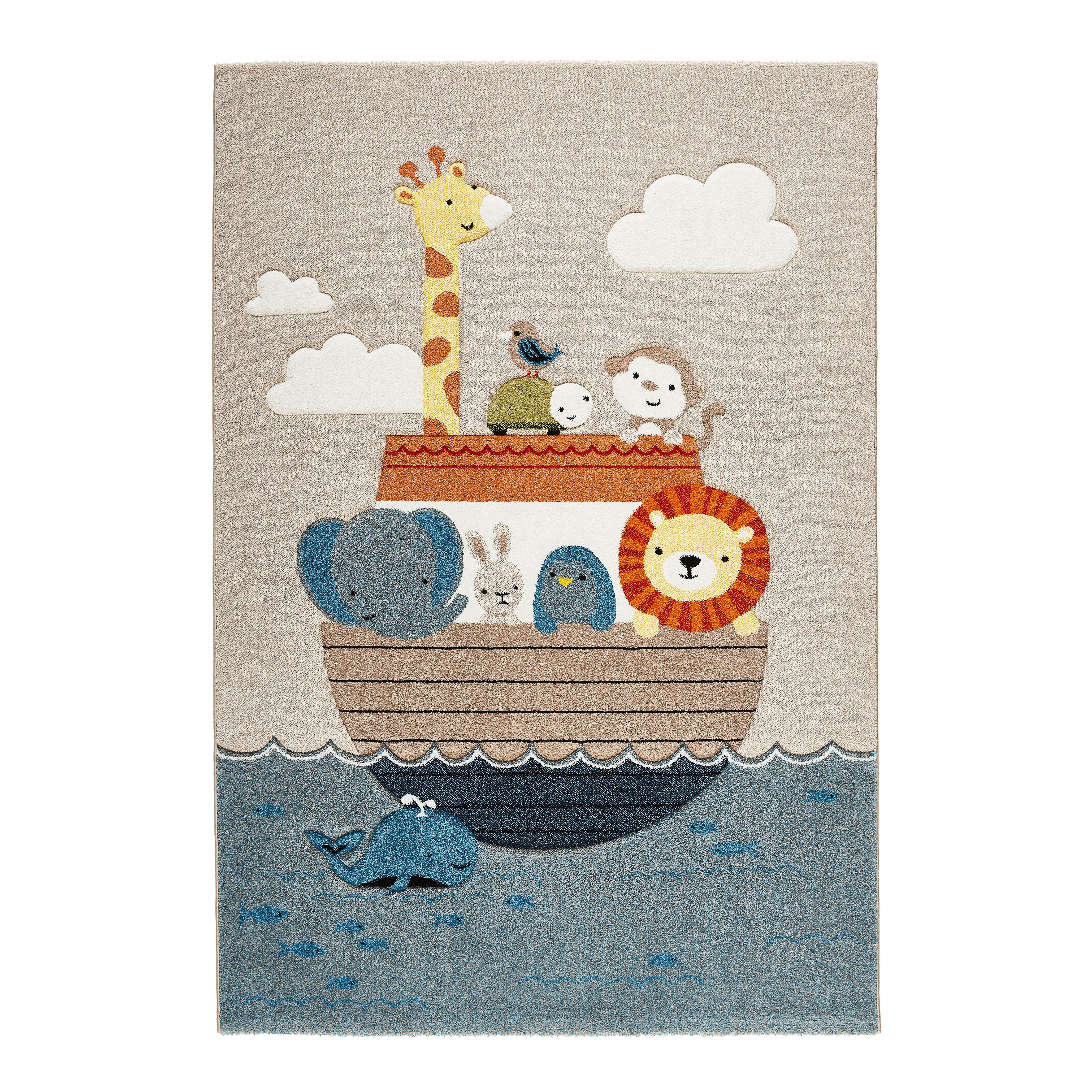KINDERTEPPICH 80/150 cm Arche Noah  - Multicolor, Trend, Textil (80/150cm) - Ben'n'jen