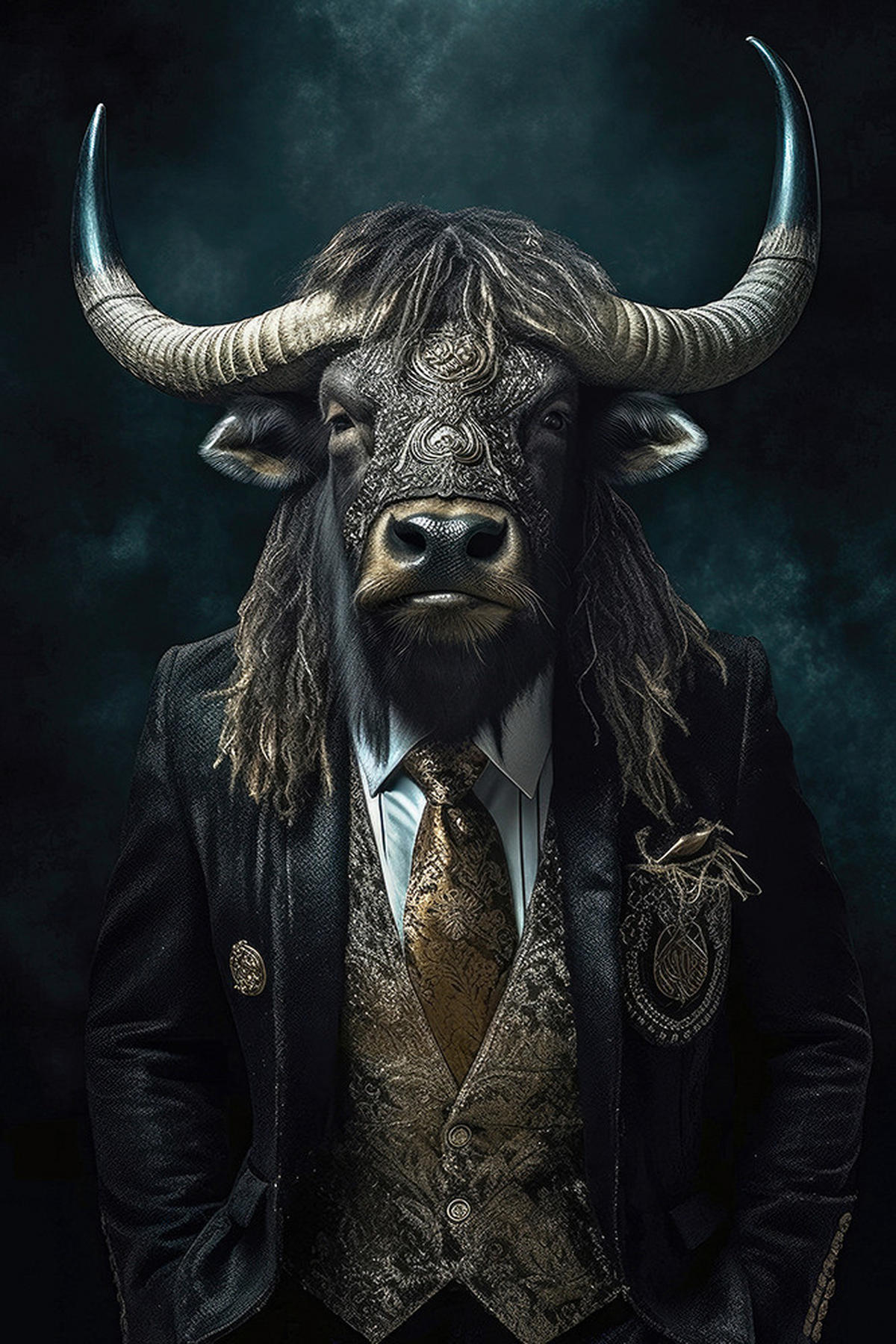 KUNSTDRUCK 120/80/3 cm  - Hellbraun/Schwarz, Modern, Holz (120/80/3cm)