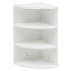 ROHOVÝ REGÁL, bílá, 30/60/30 cm - bílá, Konvenční, kompozitní dřevo (30/60/30cm) - MID.YOU