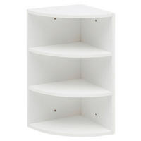 ROHOVÝ REGÁL, bílá, 30/60/30 cm - bílá, Konvenční, kompozitní dřevo (30/60/30cm) - MID.YOU