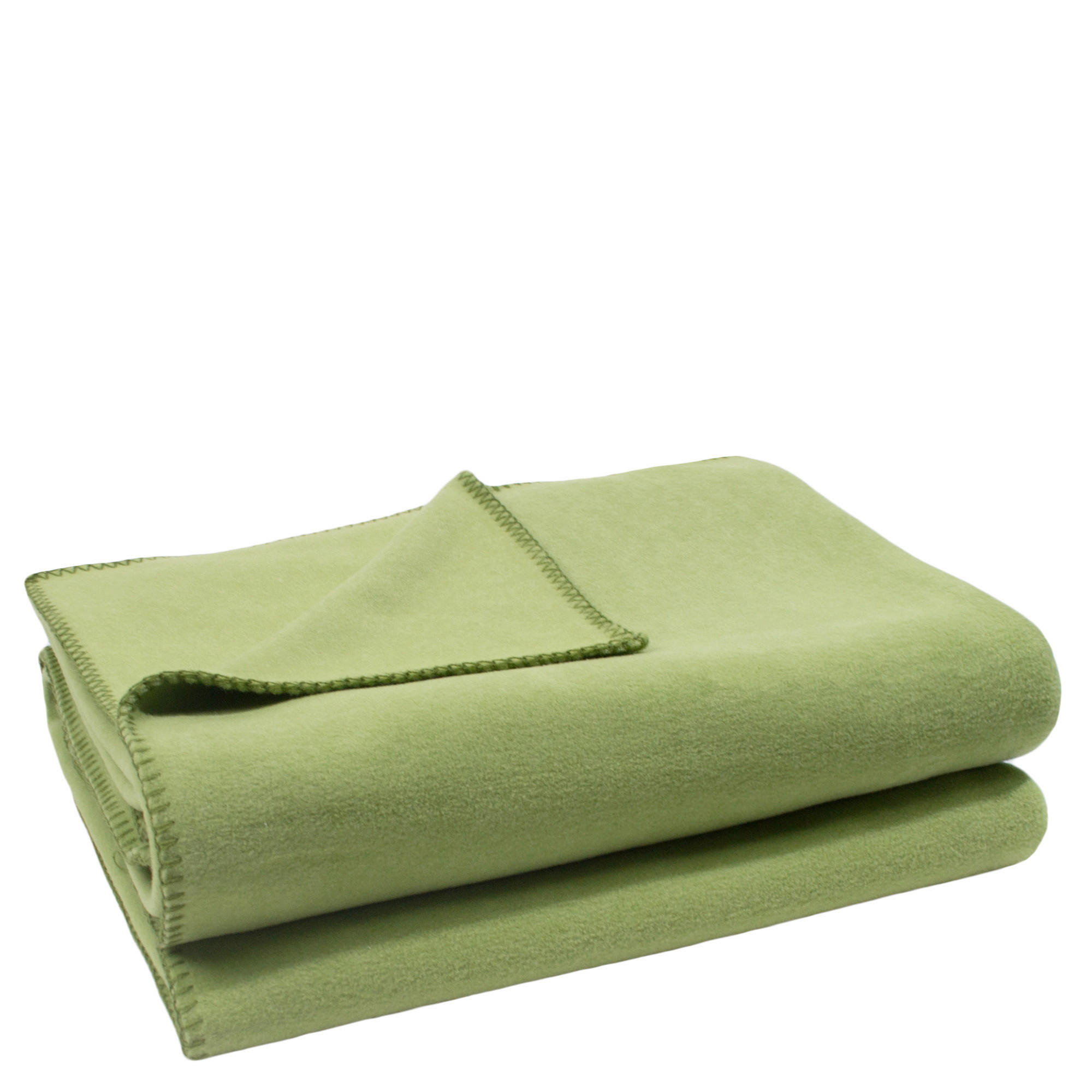 Zoeppritz Fleecedecke Soft-Fleece Grün 160x200 cm
