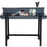 SCHREIBTISCH Schwarz - Schwarz, Design, Glas/Metall (110/88/56cm) - KARE-Design
