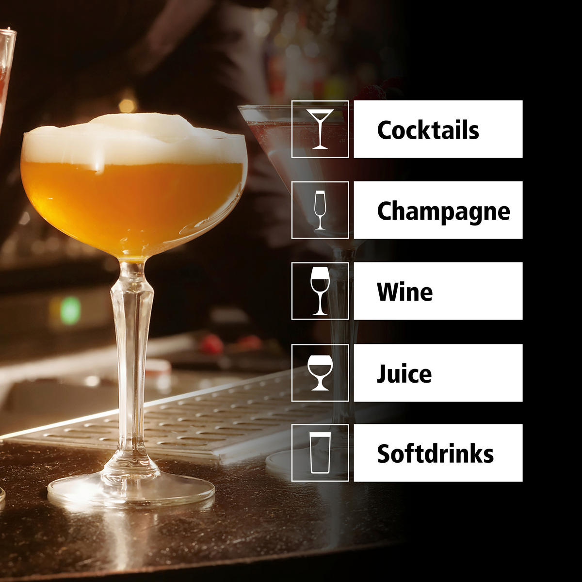 GLÄSERSET SPEAKEASY  12-teilig  - Klar, Basics, Glas (9,5/15cm)