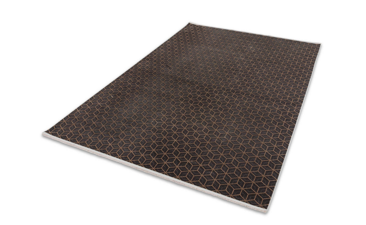 WEBTEPPICH 140/200 cm Metric Anthrazit  - Anthrazit, Design, Textil (140/200cm) - Joop!