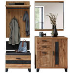 GARDEROBE  in 170/199/38 cm  - Wildeiche/Grau, Natur, Holz/Holzwerkstoff (170/199/38cm) - Linea Natura