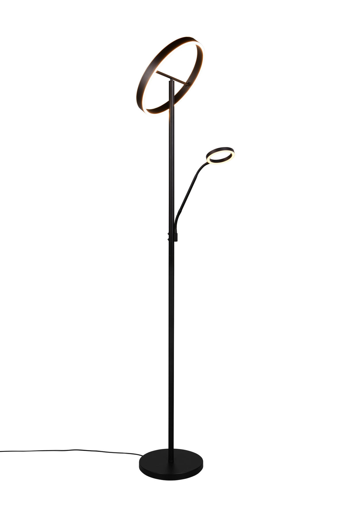LED-STEHLEUCHTE - Schwarz, Design, Metall (40/180cm) - Trio Leuchten