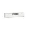 LOWBOARD  in 177,2/39,8/38,4 cm  - Silberfarben/Weiß, Design, Holzwerkstoff/Metall (177,2/39,8/38,4cm) - Livetastic