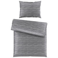POVLEČENÍ, satén, šedá, 140/200 cm - šedá, Konvenční, textil (140/200cm) - Novel