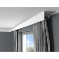 ZIDNA DEKORACIJA     240/4,1/9,8 cm      - bijela, Basics, plastika (240/4,1/9,8cm)