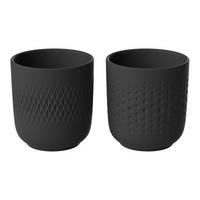 TASSENSET 2-teilig  - Schwarz, Basics, Keramik (24,2/13,8/9,9cm) - Villeroy & Boch