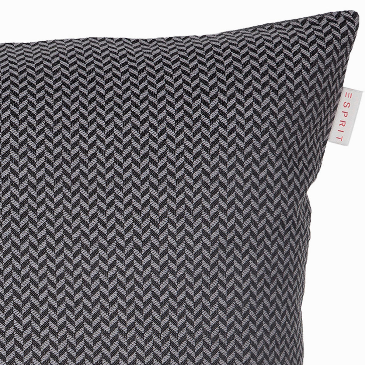 KISSENHÜLLE E-Cado 38/38 cm  - Dunkelgrau/Anthrazit, Konventionell, Textil (38/38cm) - Esprit