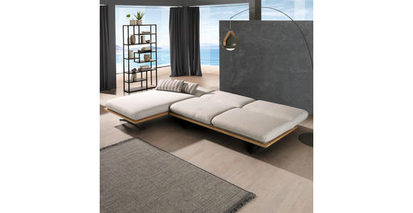 SCHLAFSOFA  in Grau  - Schwarz/Grau, Design, Holz/Textil (204/92/90cm) - Dieter Knoll