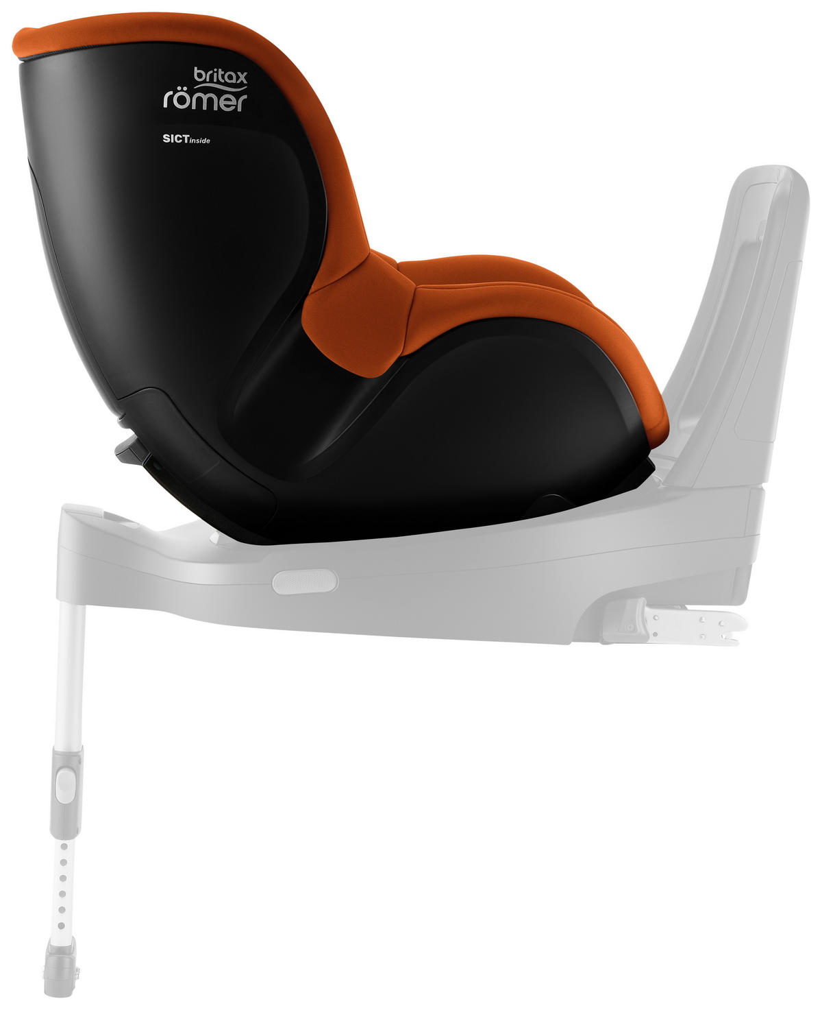 REBOARDER-KINDERSITZ DUALFIX 5Z  - Cognac, Basics, Textil (44/48/74cm) - Britax Römer