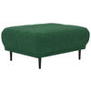 HOCKER in Textil Waldgrün  - Waldgrün/Schwarz, Design, Holz/Textil (93/45/77cm) - Stylife