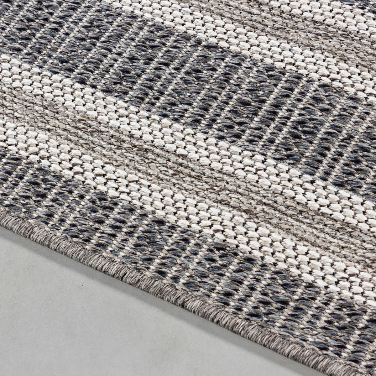 FLATVÄVD MATTA 140/200 cm Aruba  - grå, Design, textil (140/200cm) - Novel