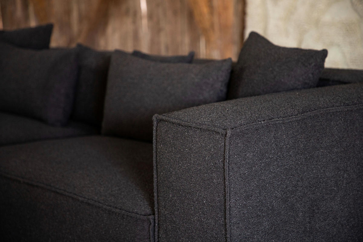 2-SITS SOFFA i textil  - Design, textil (284/62/114cm) - Livetastic