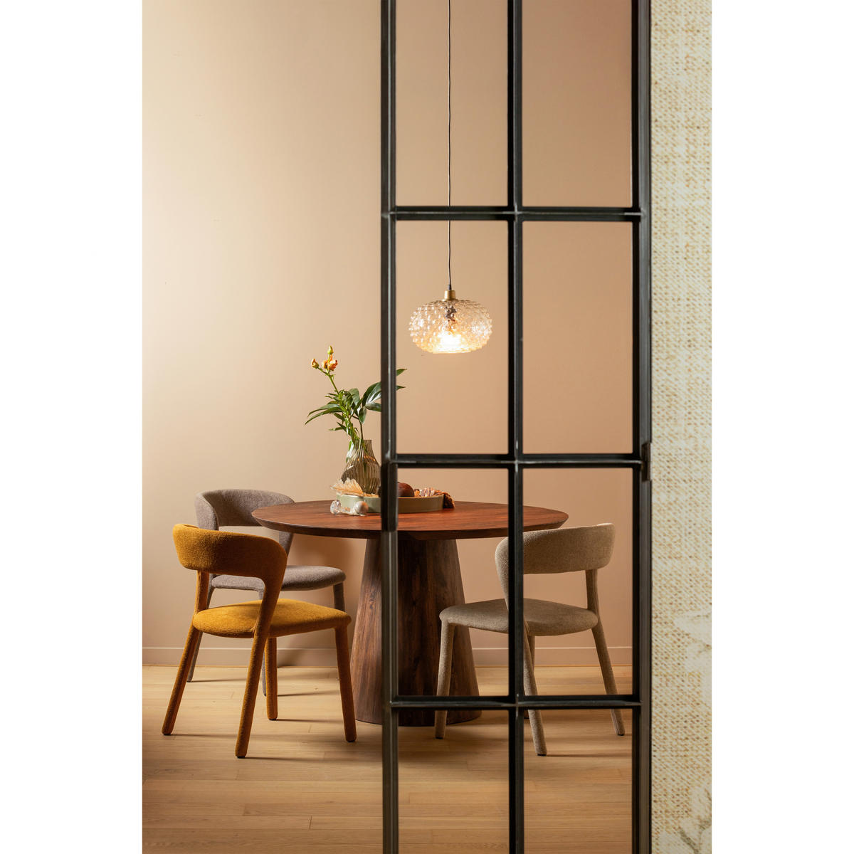 ESSTISCH in Holz 130/130/76 cm  - Walnussfarben, Design, Holz (130/130/76cm) - Livetastic
