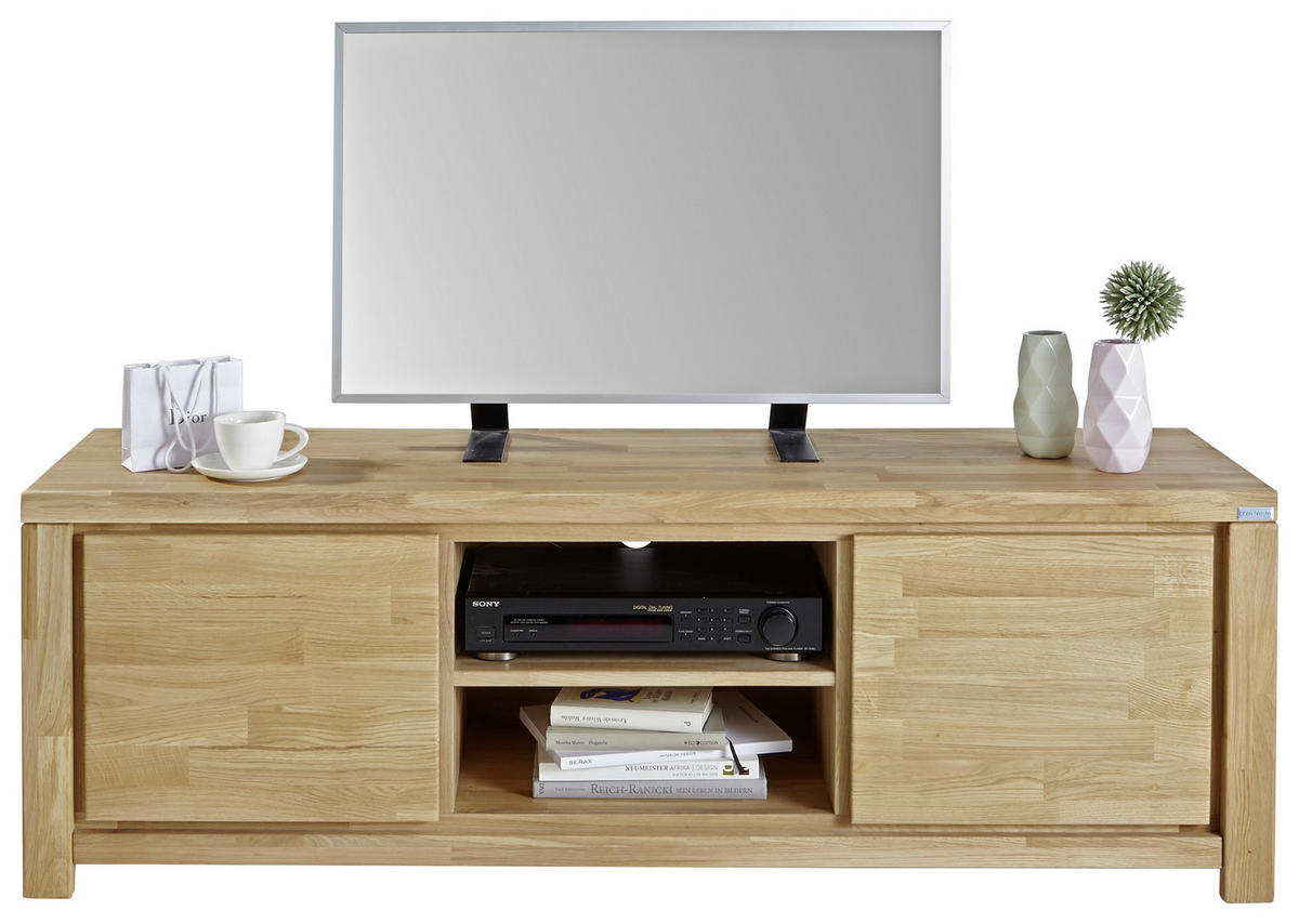 LOWBOARD  in 150/50/40 cm  - Natur, Holz (150/50/40cm) - Linea Natura