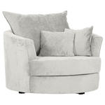 SESSEL in Chenille Beige  - Beige/Schwarz, KONVENTIONELL, Textil/Metall (115/72/115cm) - Carryhome