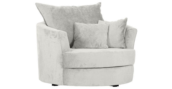SESSEL in Chenille Beige - Beige/Schwarz, KONVENTIONELL, Textil/Metall (115/72/115cm) - Carryhome