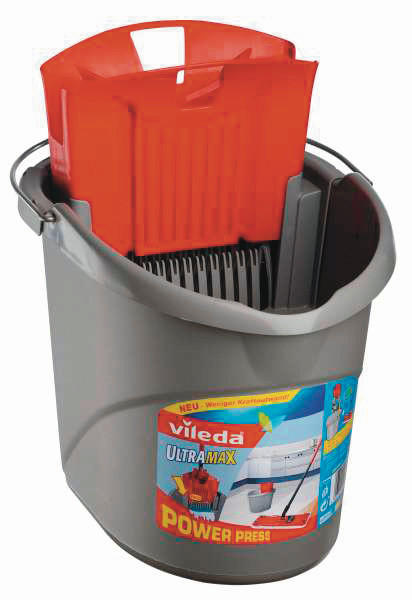 Hink+insats, Vileda Ultramax - grå, Klassisk, plast (15l) - Best Price