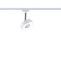 SCHIENENSYSTEM-STRAHLER URail   - Chromfarben/Weiß, Basics, Kunststoff/Metall (9,8/14,7/5cm) - Paulmann