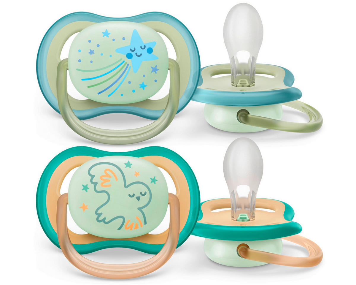 DUDA   - svijetlo zelena/bež, Basics, plastika/prirodni materijali (4/5,5/4cm) - Avent