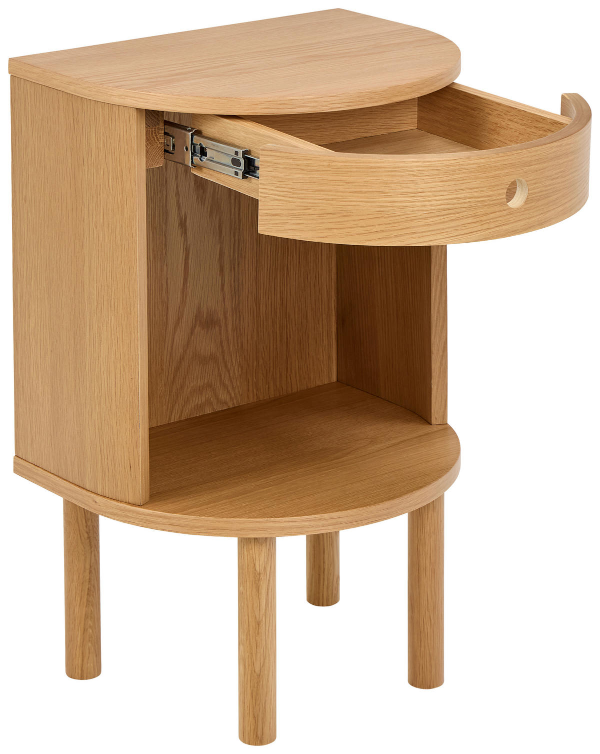 NACHTKÄSTCHEN in furniert Eichefarben  - Eichefarben, MODERN, Holzwerkstoff (40/60/31,5cm) - MID.YOU