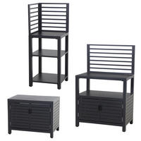 OUTDOORKÜCHE  - Anthrazit, Basics, Metall (236/90/56cm) - Siena Garden