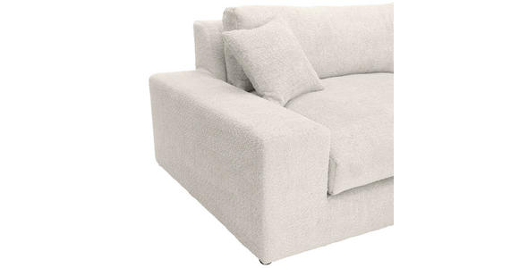 ECKSOFA  Beige Bouclé  - Greige/Beige, MODERN, Kunststoff/Textil (255/255cm) - Landscape