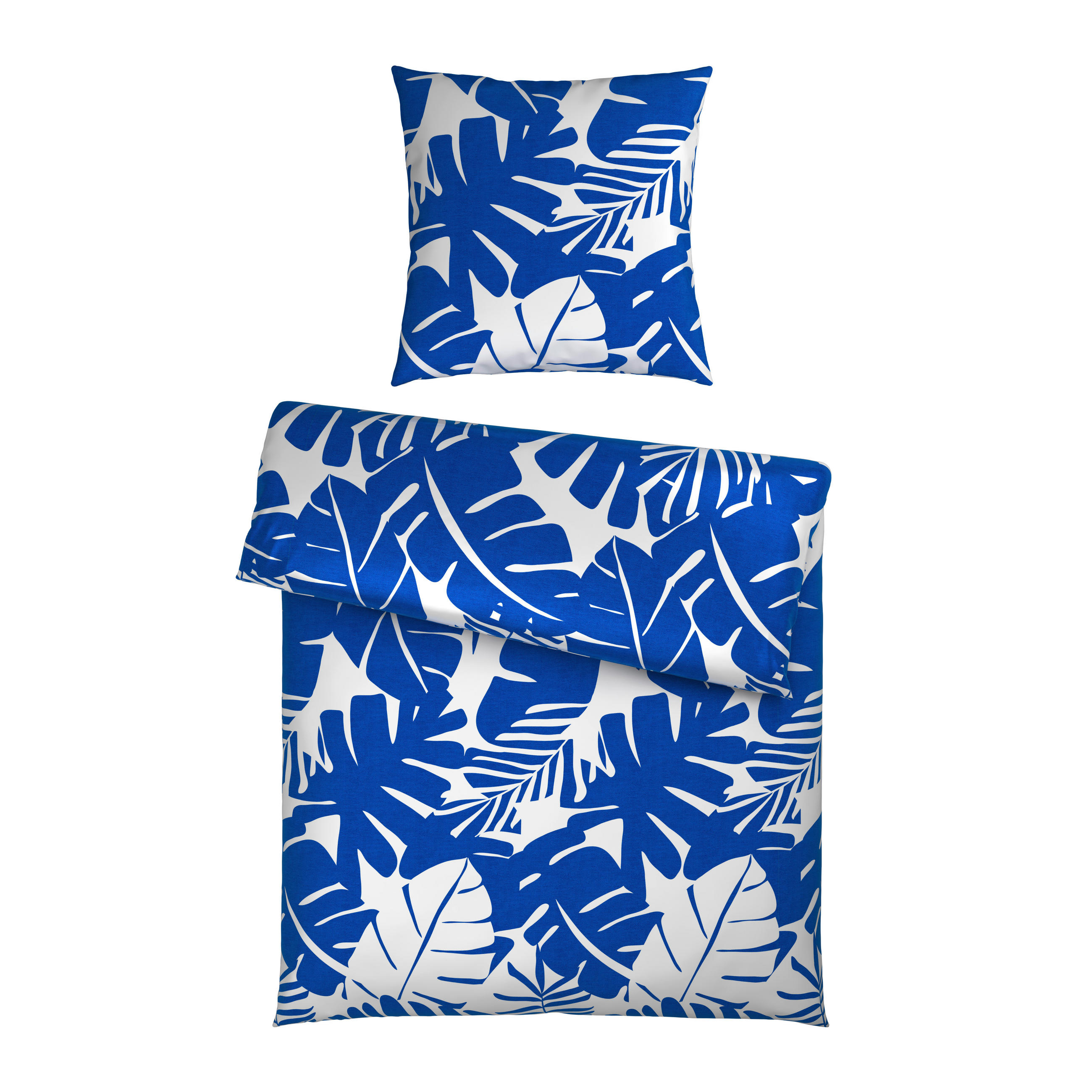 BETTWÄSCHE 2-teilig Renforcé 135/200 cm  - Blau, Textil (135/200cm) - Esposa