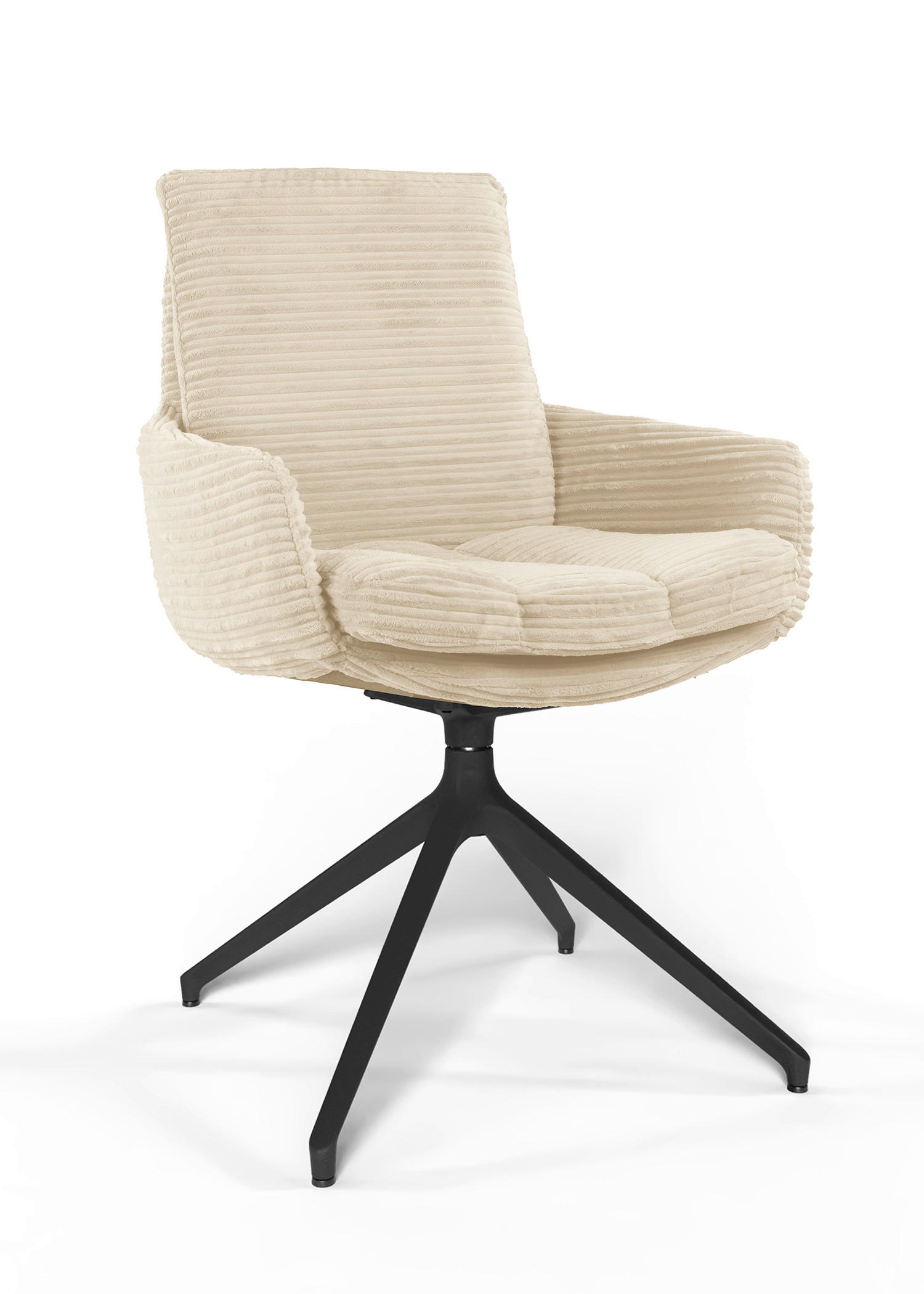 Valdera Armlehnstuhl Beige 60x91x62 cm