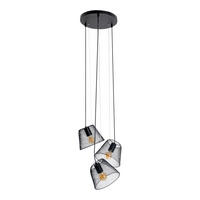 HÄNGELEUCHTE KORIE 20/120 cm   - Schwarz, Trend, Kunststoff/Metall (20/120cm) - Näve