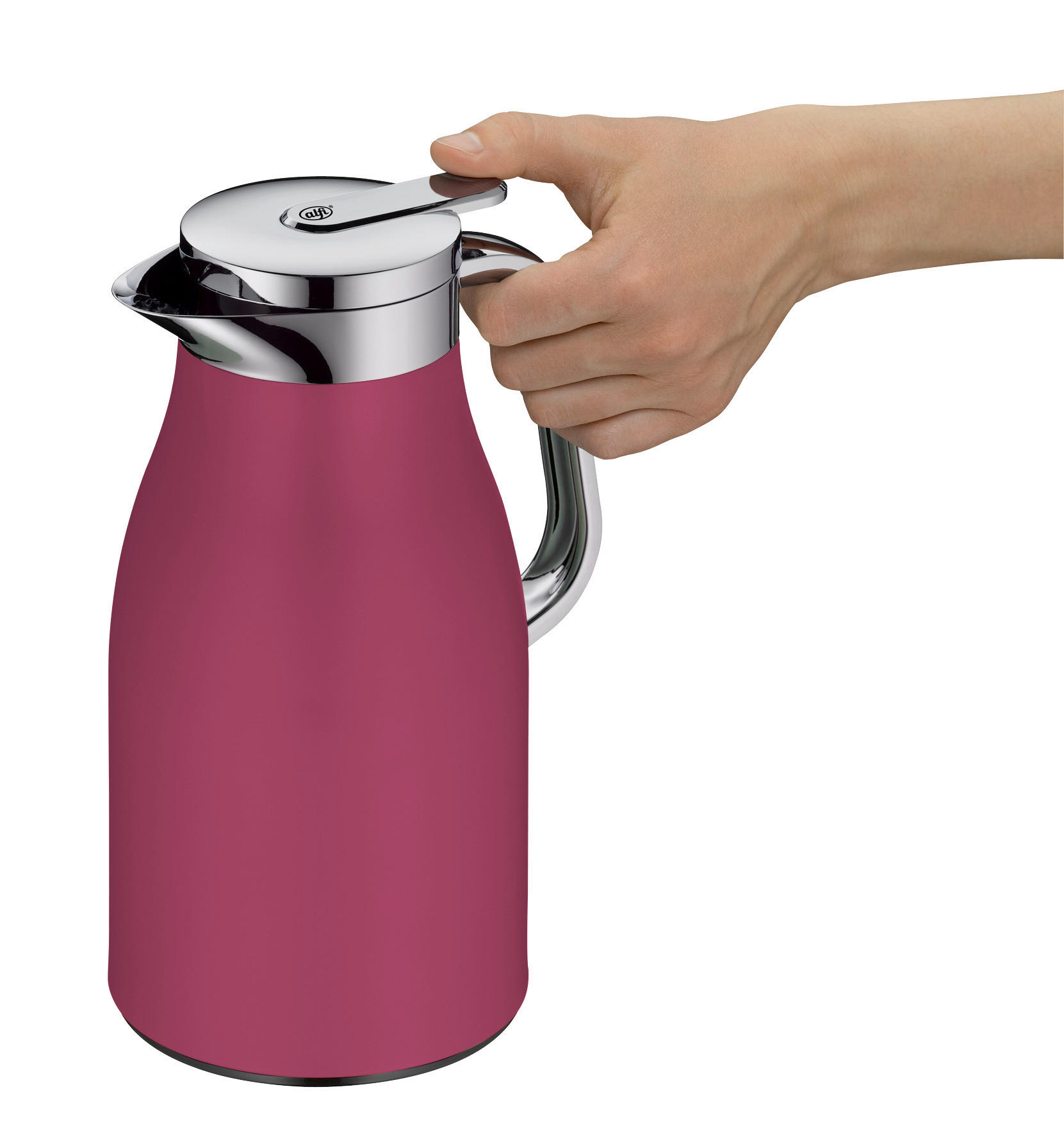 ISOLIERKANNE SKYLINE 1,0 L  - Dunkelrosa, KONVENTIONELL, Metall (1,0l) - Alfi