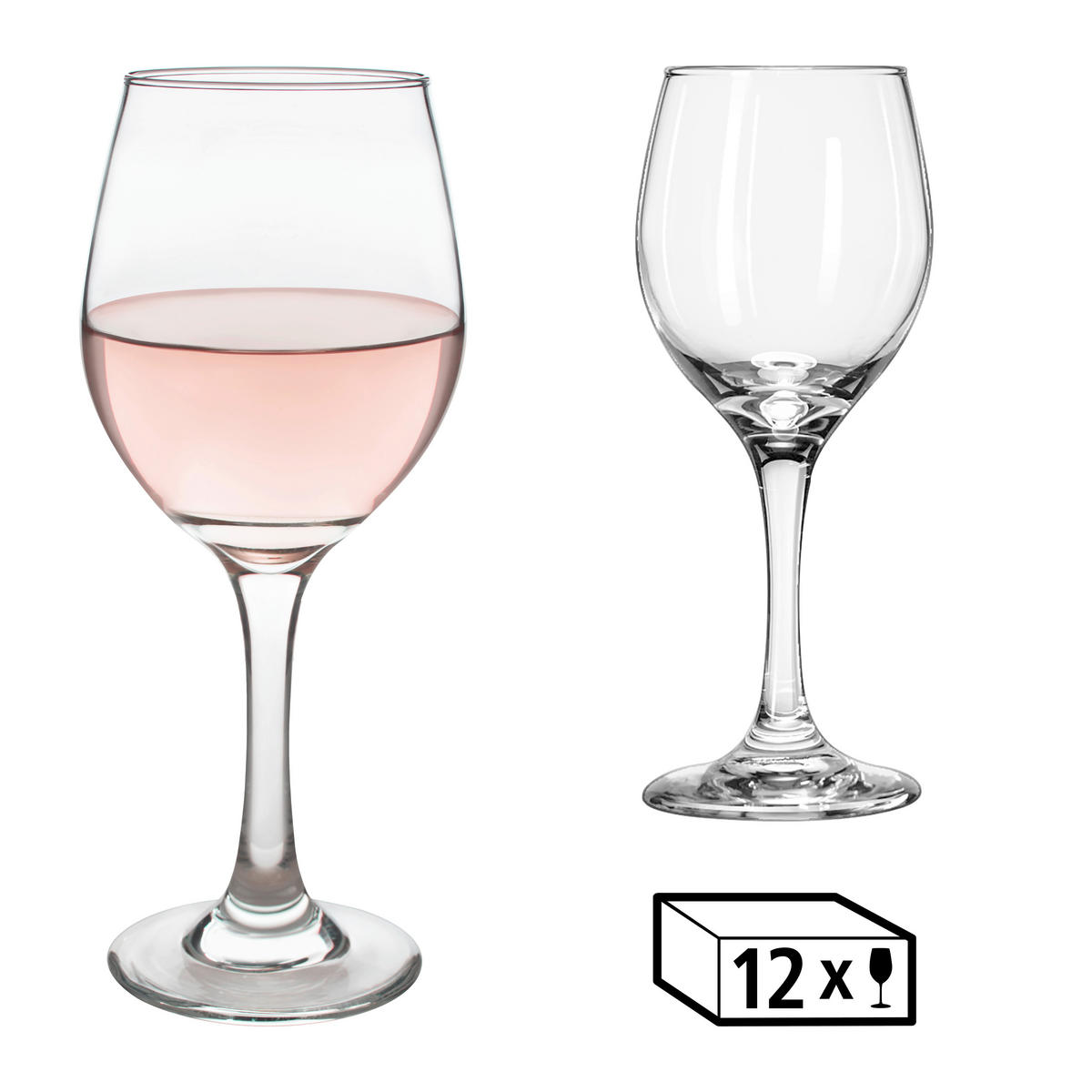 GLÄSERSET PERCEPTION  12-teilig  - Klar, Basics, Glas (7,5/18,5cm)