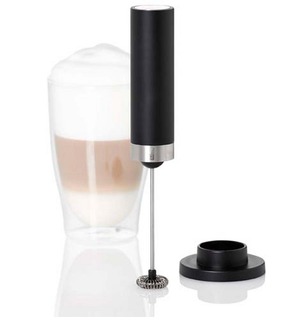 Milch- und Saucenschäumer   - Schwarz, Basics, Kunststoff/Metall (3,2/21,5cm) - AdHoc