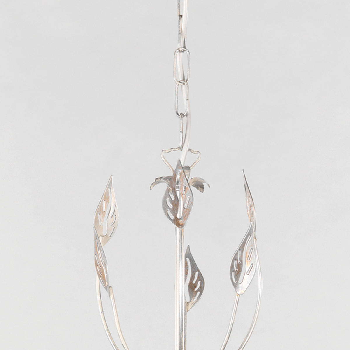 LUSTER, 80/105 cm  - biela, Konventionell, kov/sklo (80/105cm)