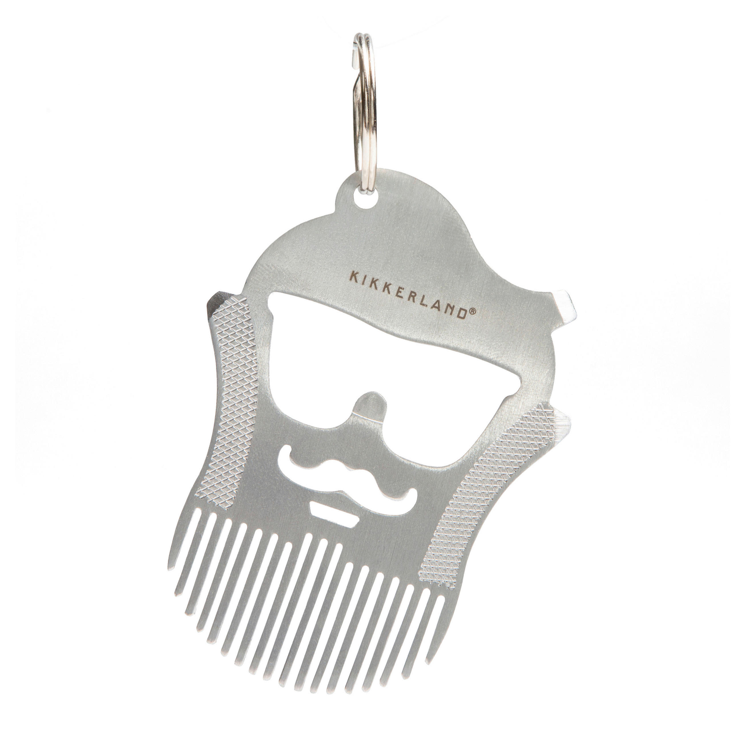 ČETKA ZA RAVNANJE KOSE - boje oplemenjenog čelika, Basics, metal (10/10/2cm) - Kikkerland