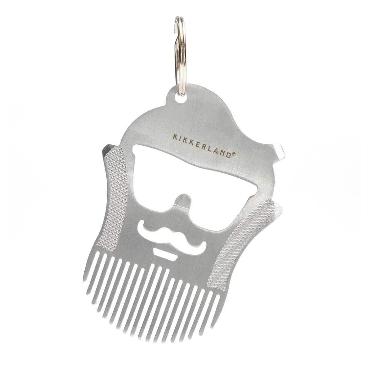 ČETKA ZA RAVNANJE KOSE - boje oplemenjenog čelika, Basics, metal (10/10/2cm) - Kikkerland