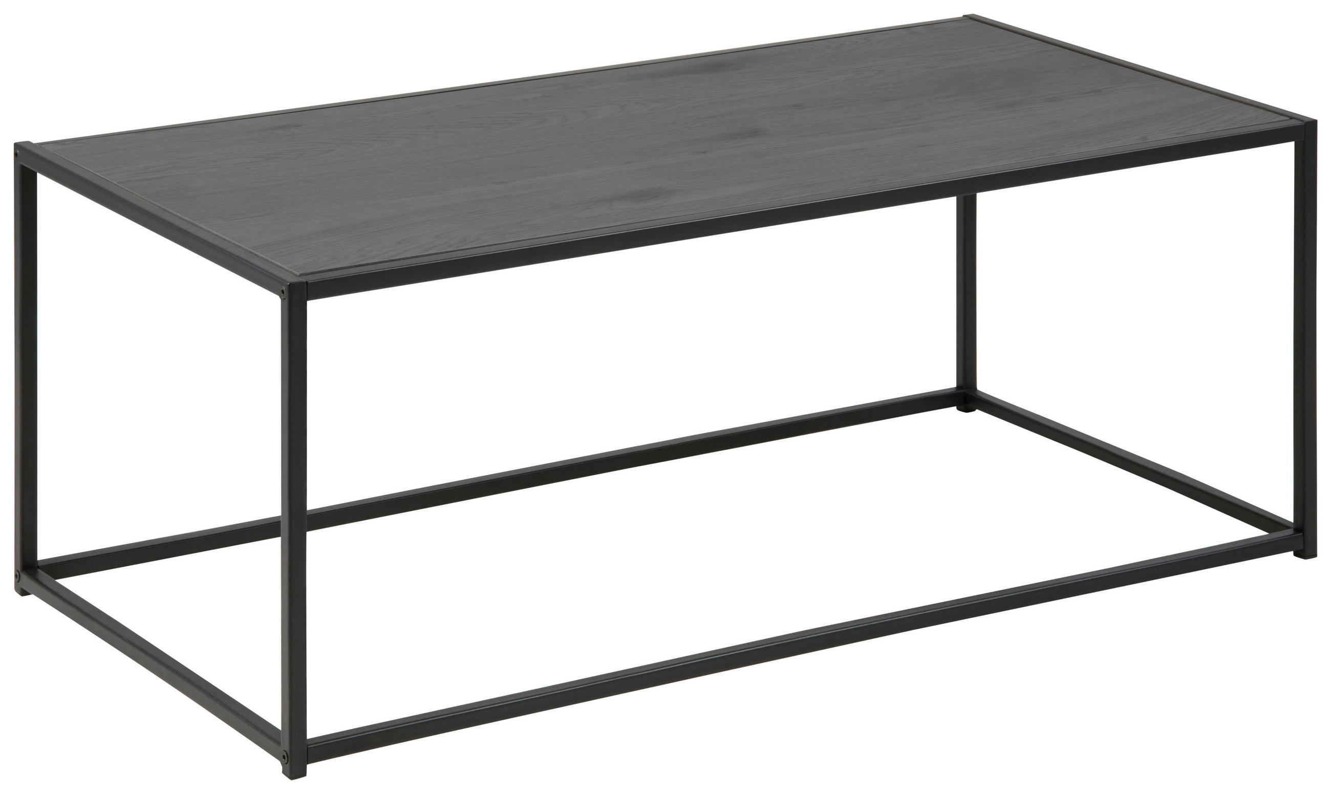 Couchtisch in Metall, Holzwerkstoff 100/50/40 cm