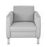 SESSEL Silberfarben - Edelstahlfarben/Silberfarben, Design, Textil/Metall (81/83/81cm) - JOOP!