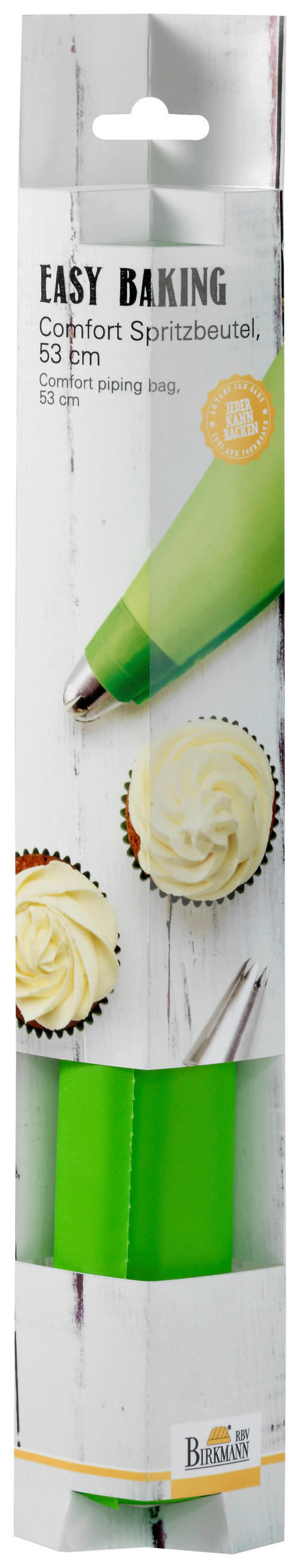 EINWEGSPRITZBEUTEL - Grün, Konventionell, Kunststoff (53cm) - Birkmann