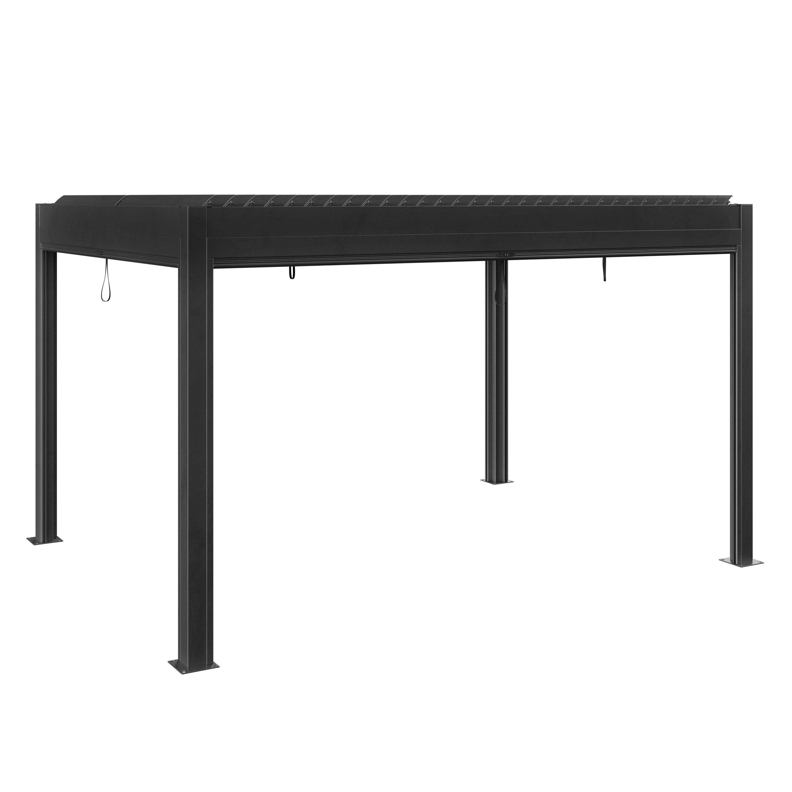 Pavilon szúnyoghálóval 299/231/299 cm  - antracit/sötétszürke, Design, textil/fém (299/231/299cm) - Amatio