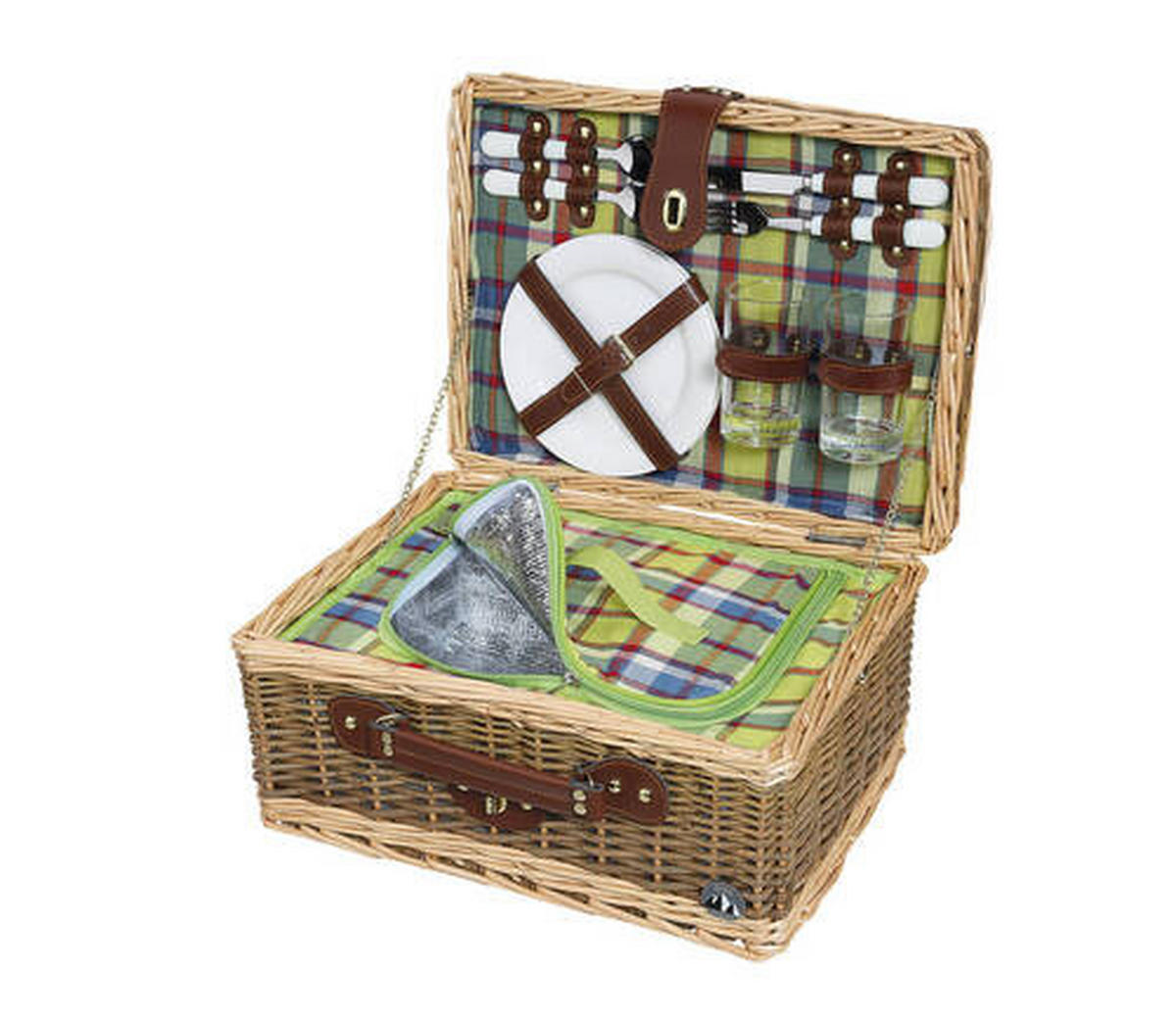 SADA NA PIKNIK - hnědá, Basics, dřevo (30/21/41cm)