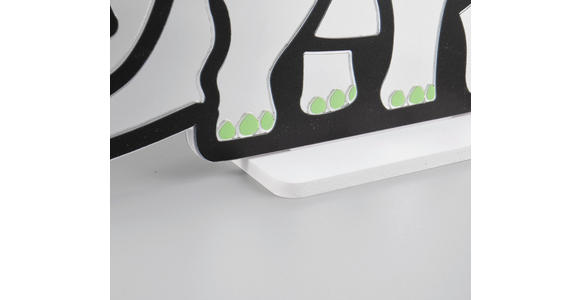 LED-DEKOLEUCHTE Dinosaur 30,5/33,4 cm  - Gelb/Grün, LIFESTYLE, Kunststoff/Metall (30,5/33,4cm) - Novel