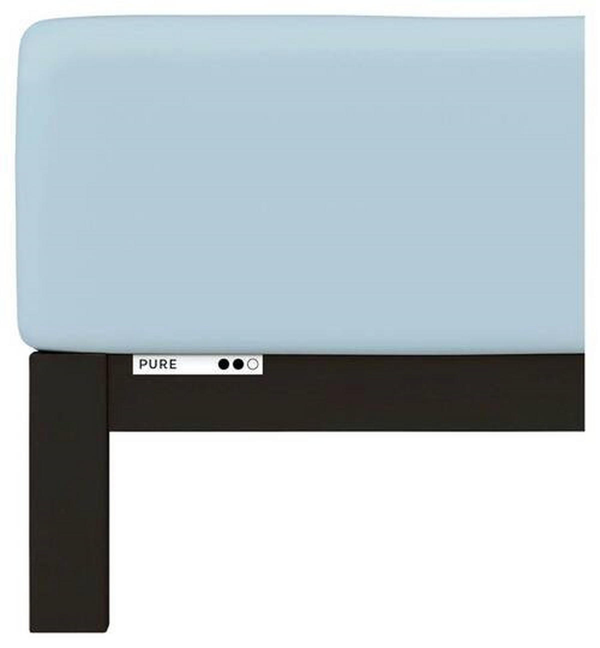 BOXSPRING-SPANNLEINTUCH PURE Jersey  - Hellblau, Basics, Textil (180-200/200-220cm) - Schlafgut
